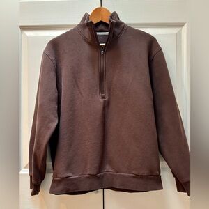Lululemon Steady State Half Zip, Men’s M. Espresso.